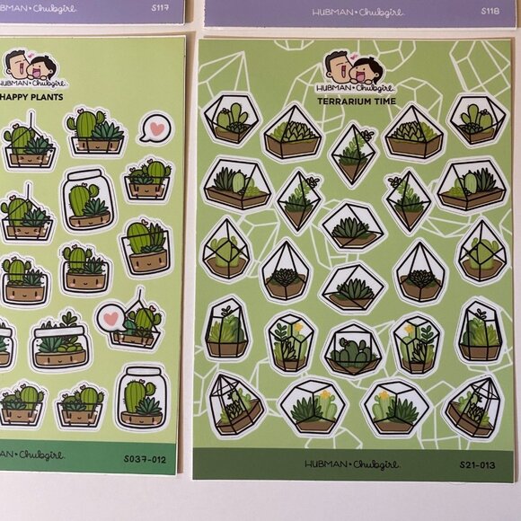 Hubman And Chubgirl Boba & Plants Stickers Set - Picture 6 of 7